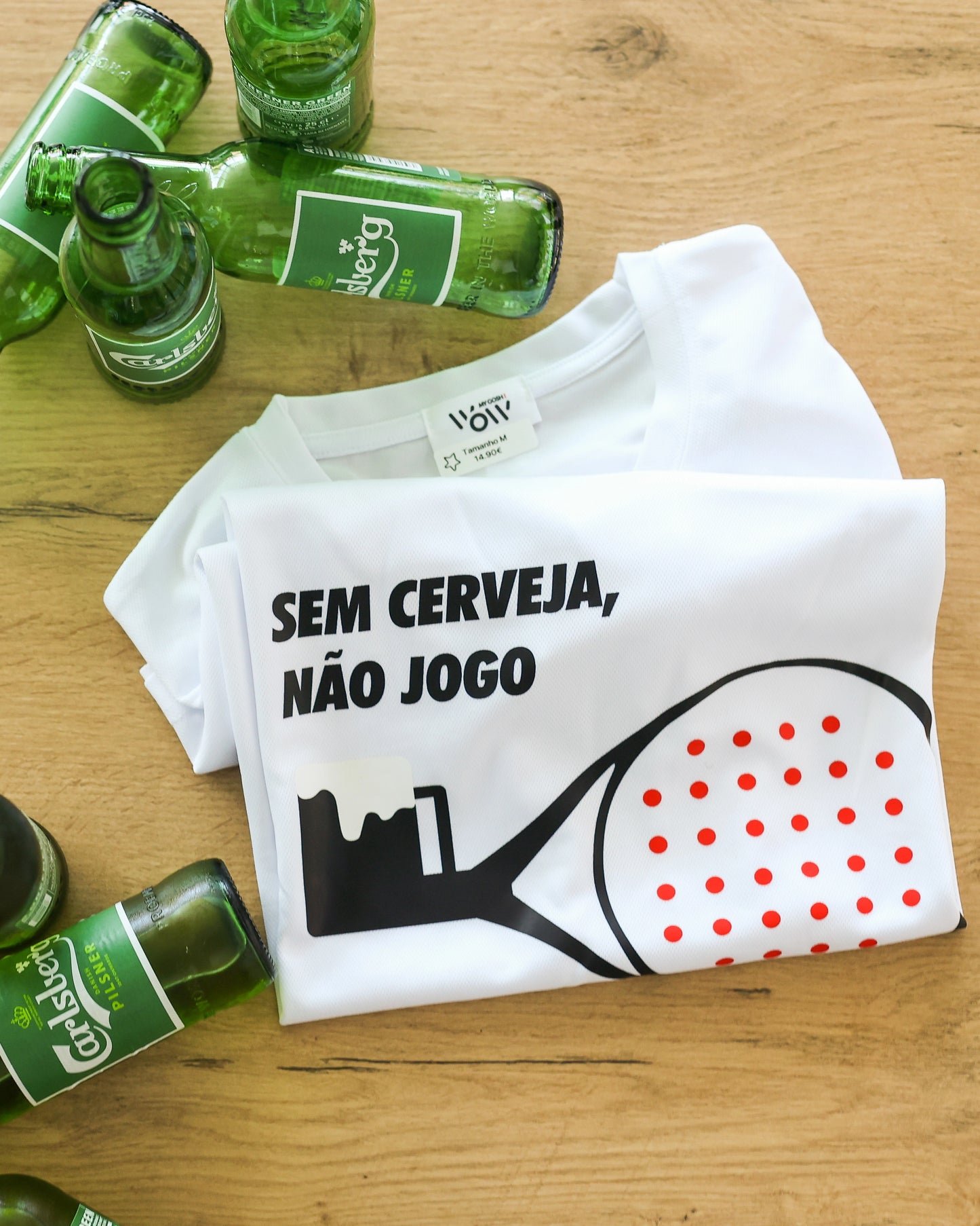 T-shirt "Sem cerveja não jogo"